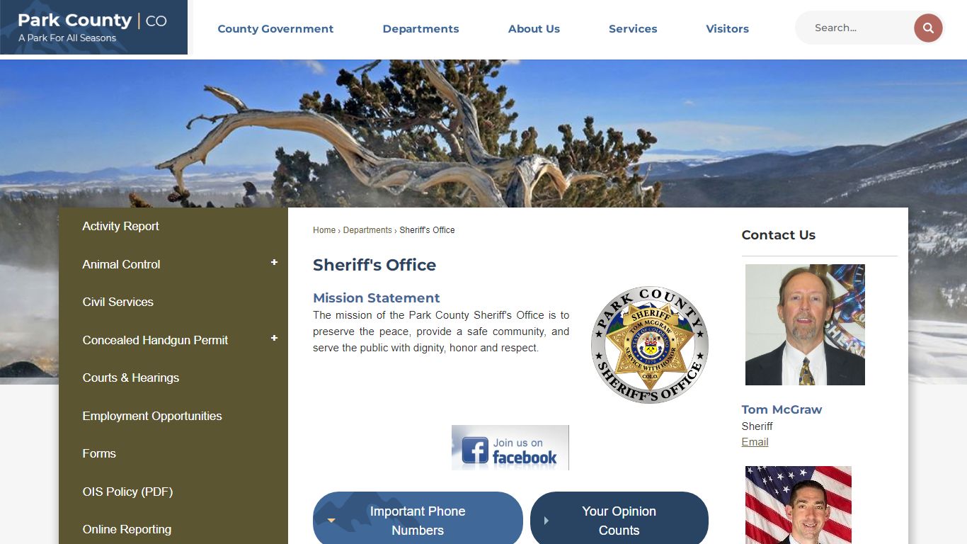 Sheriff's Office | Park County, CO